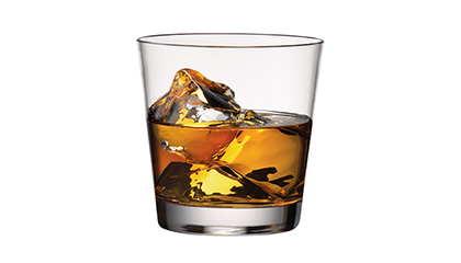 a whisky on the rocks
